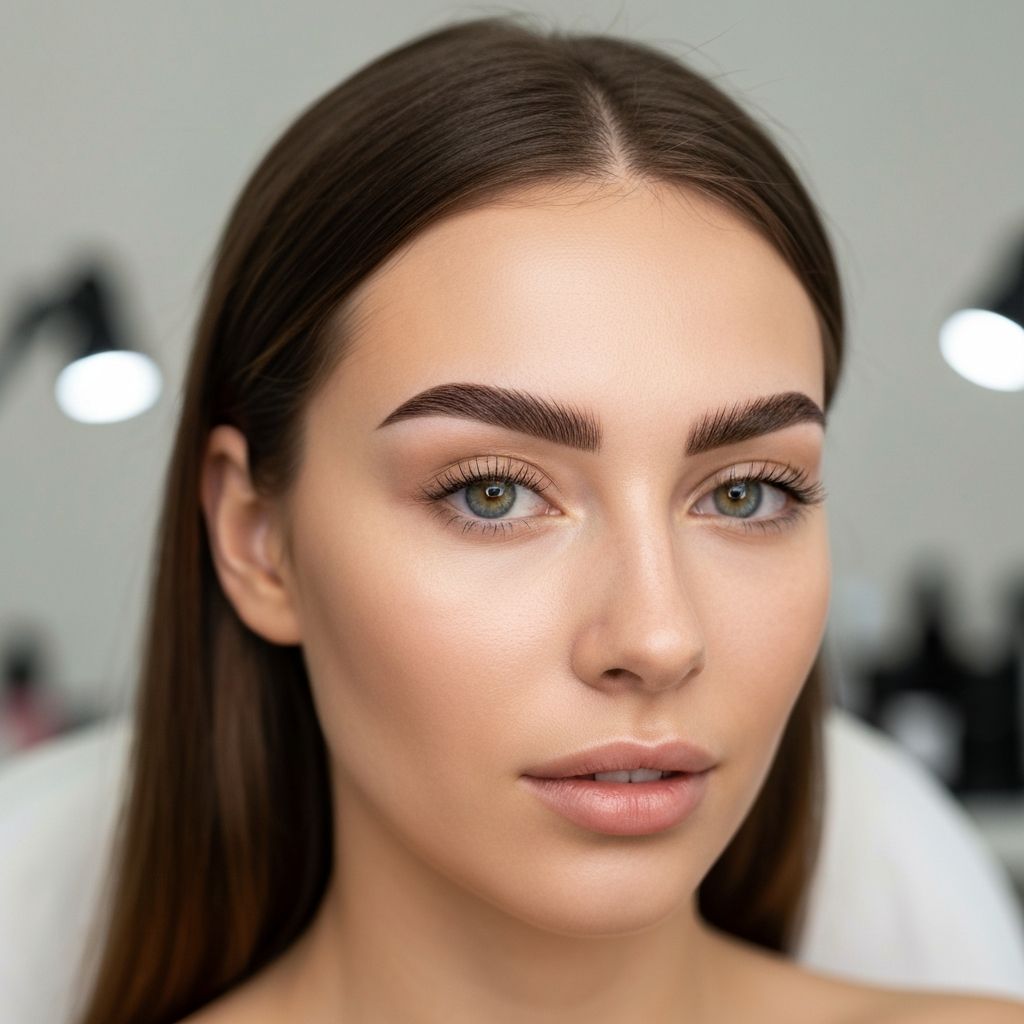 Идеально оформленные и окрашенные брови