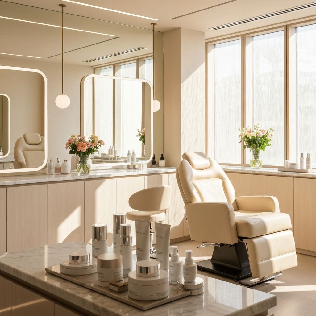 Интерьер студии LUMI Beauty